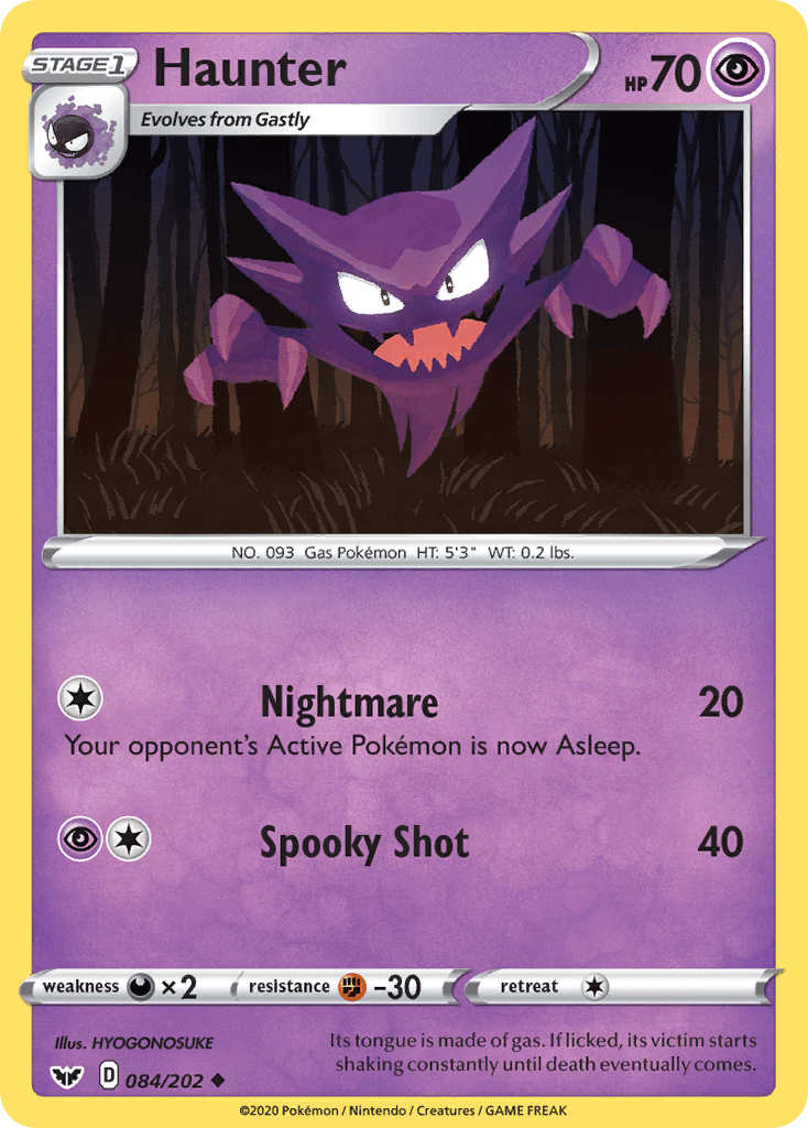 Haunter Sword & Shield card