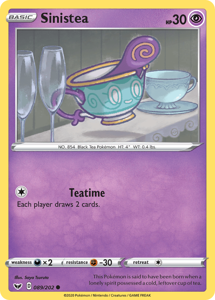 Sinistea 寶可夢 card