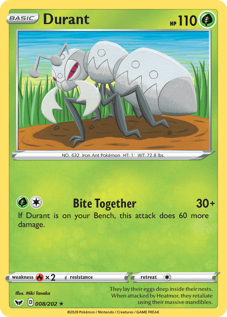 Durant Sword & Shield card