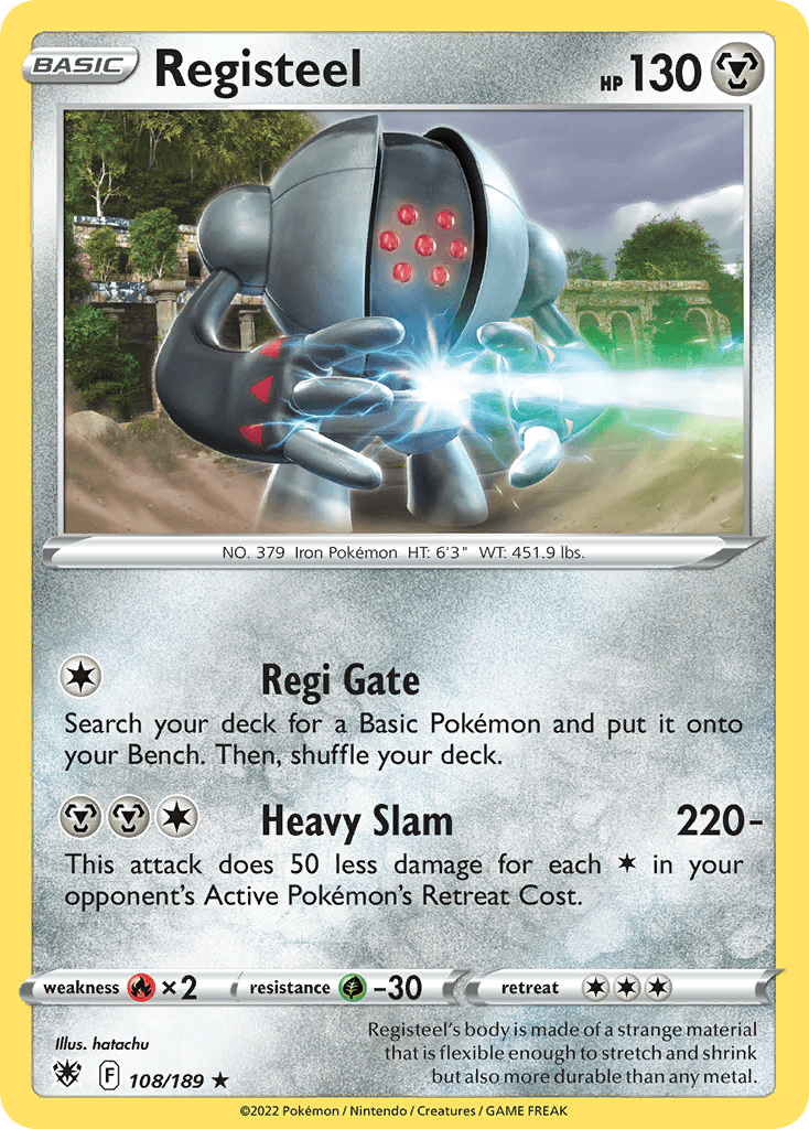 Registeel Astral Radiance card