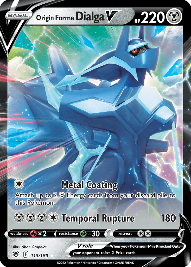 Origin Forme Dialga V Astral Radiance card