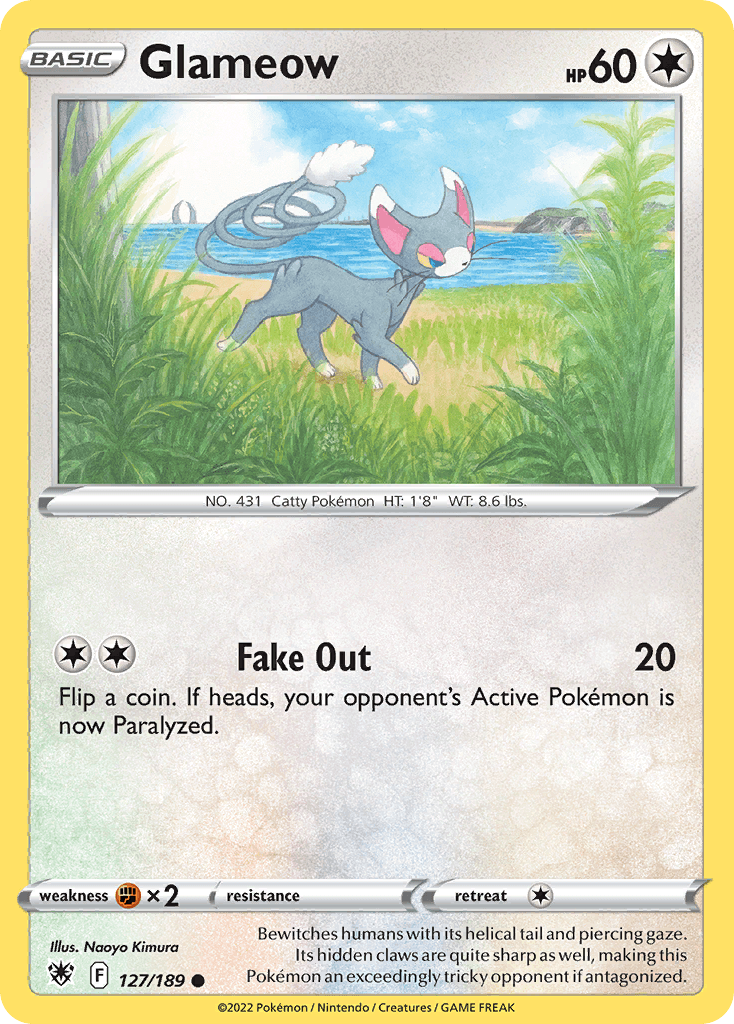 Glameow Astral Radiance card