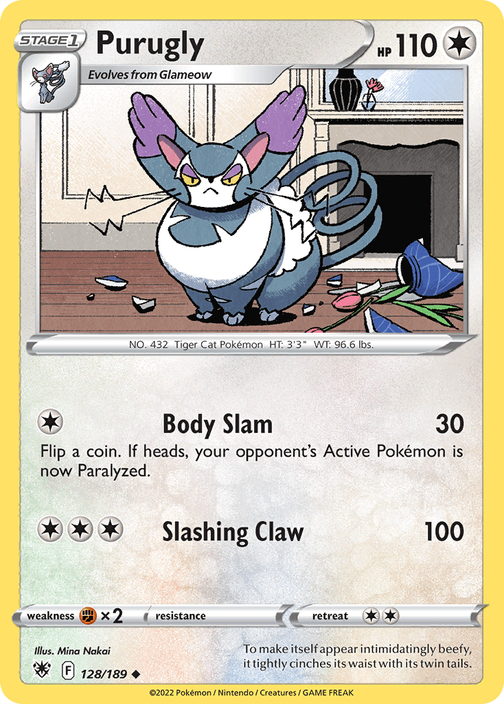 Purugly Astral Radiance card