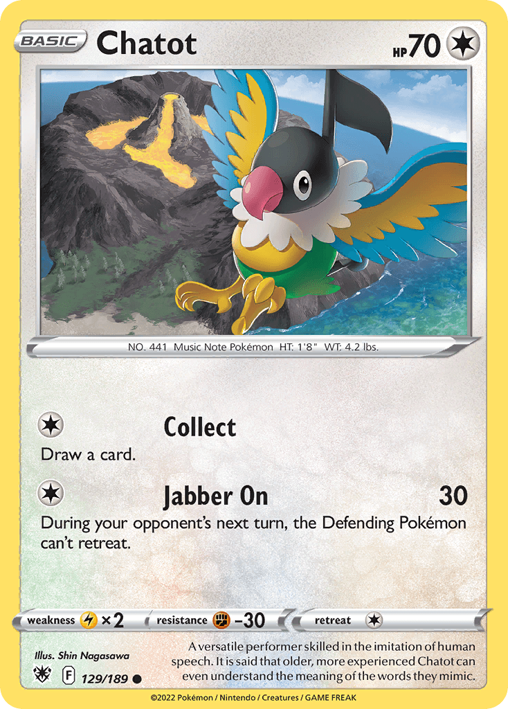 Chatot Astral Radiance card