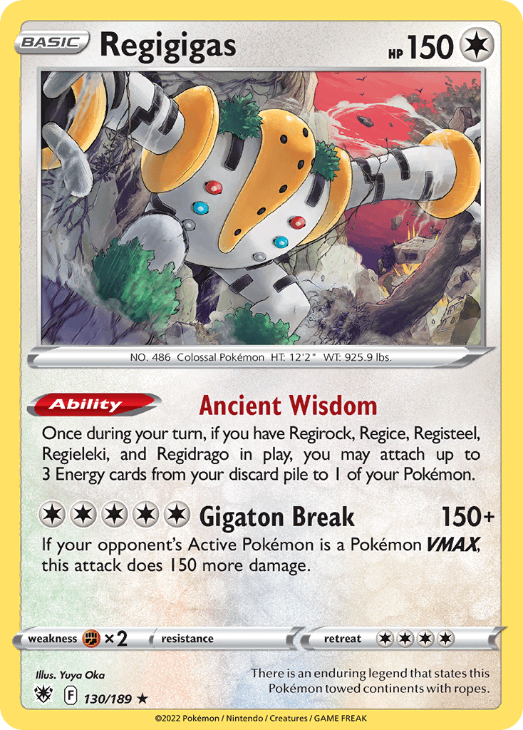 Regigigas Astral Radiance card