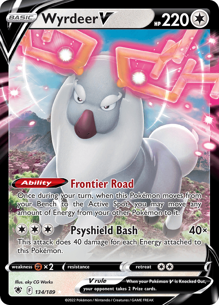 Wyrdeer V Astral Radiance card