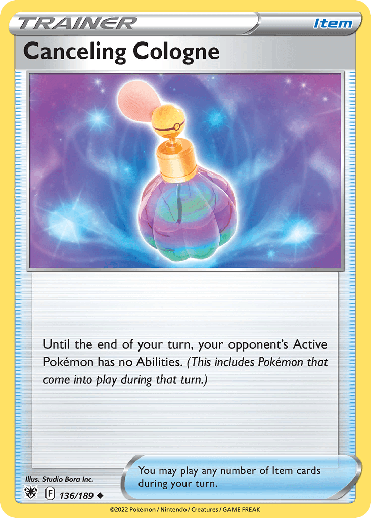 Canceling Cologne Astral Radiance card