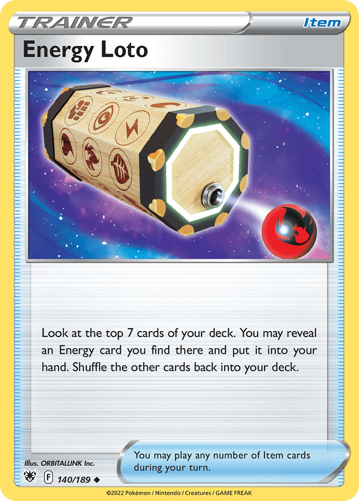 Energy Loto Astral Radiance card