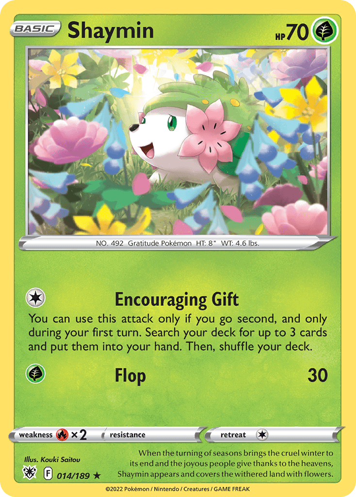 Shaymin Astral Radiance card