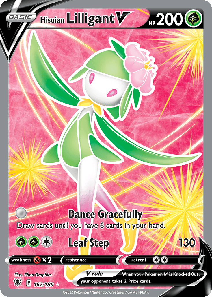 Hisuian Lilligant V Astral Radiance card