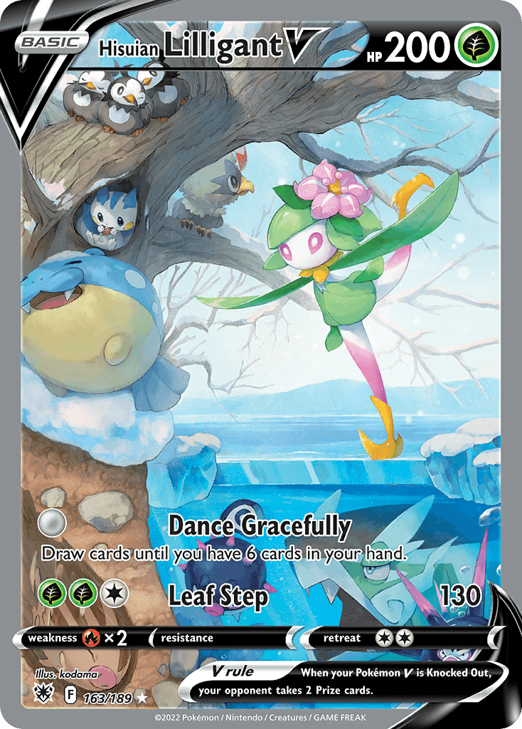 Hisuian Lilligant V Astral Radiance card