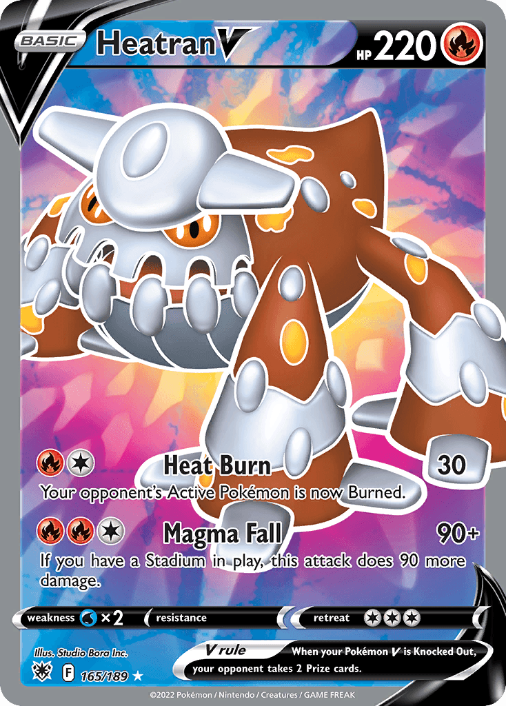 Heatran V Astral Radiance card