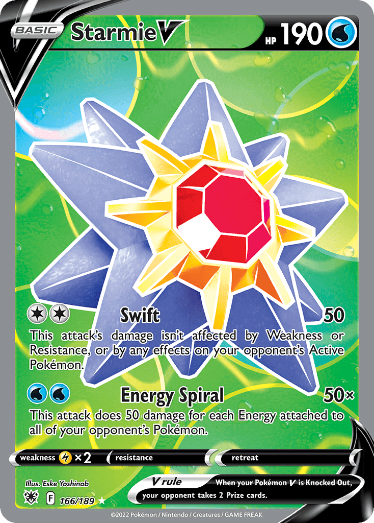 Starmie V Astral Radiance card