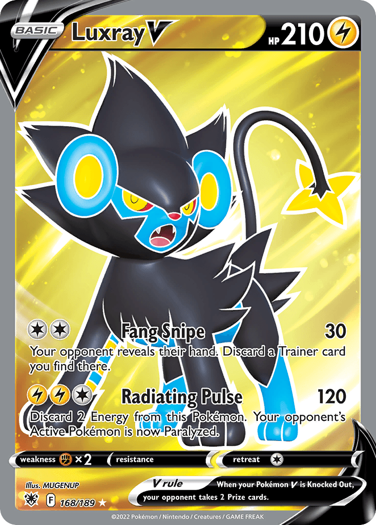 Luxray V Astral Radiance card