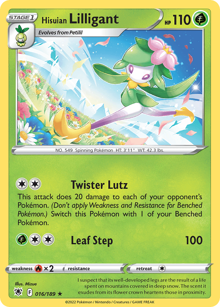 Hisuian Lilligant Astral Radiance card