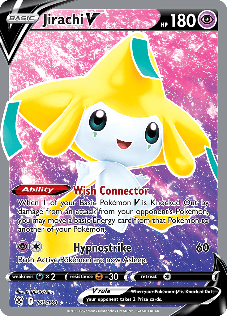 Jirachi V Astral Radiance card