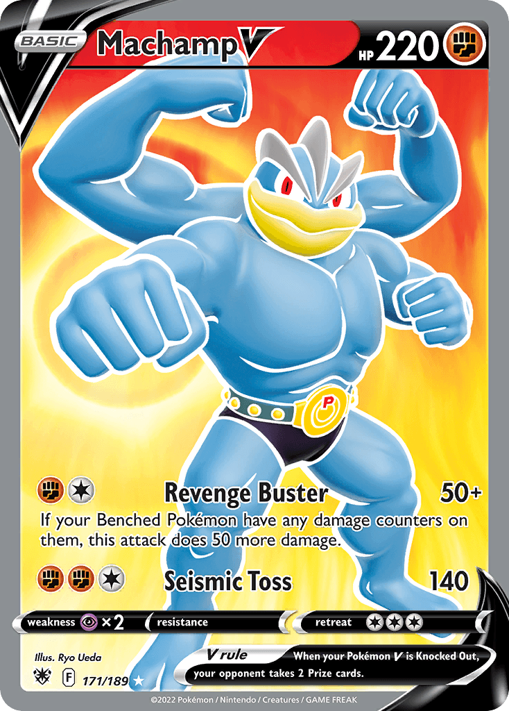 Machamp V Astral Radiance card