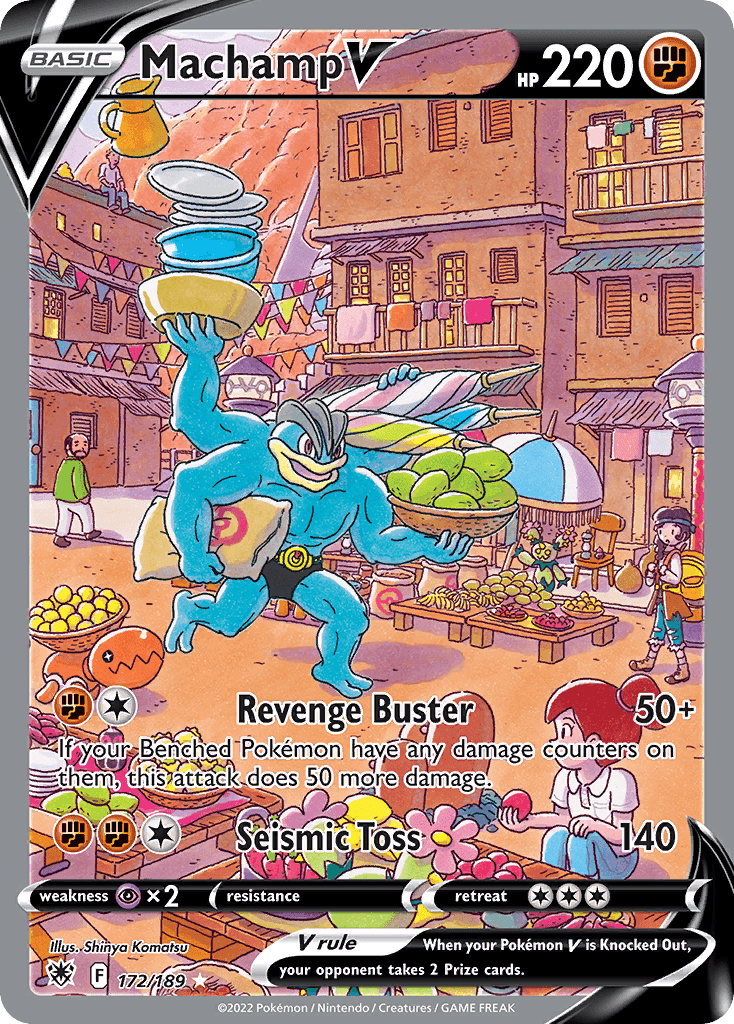 Machamp V Astral Radiance card