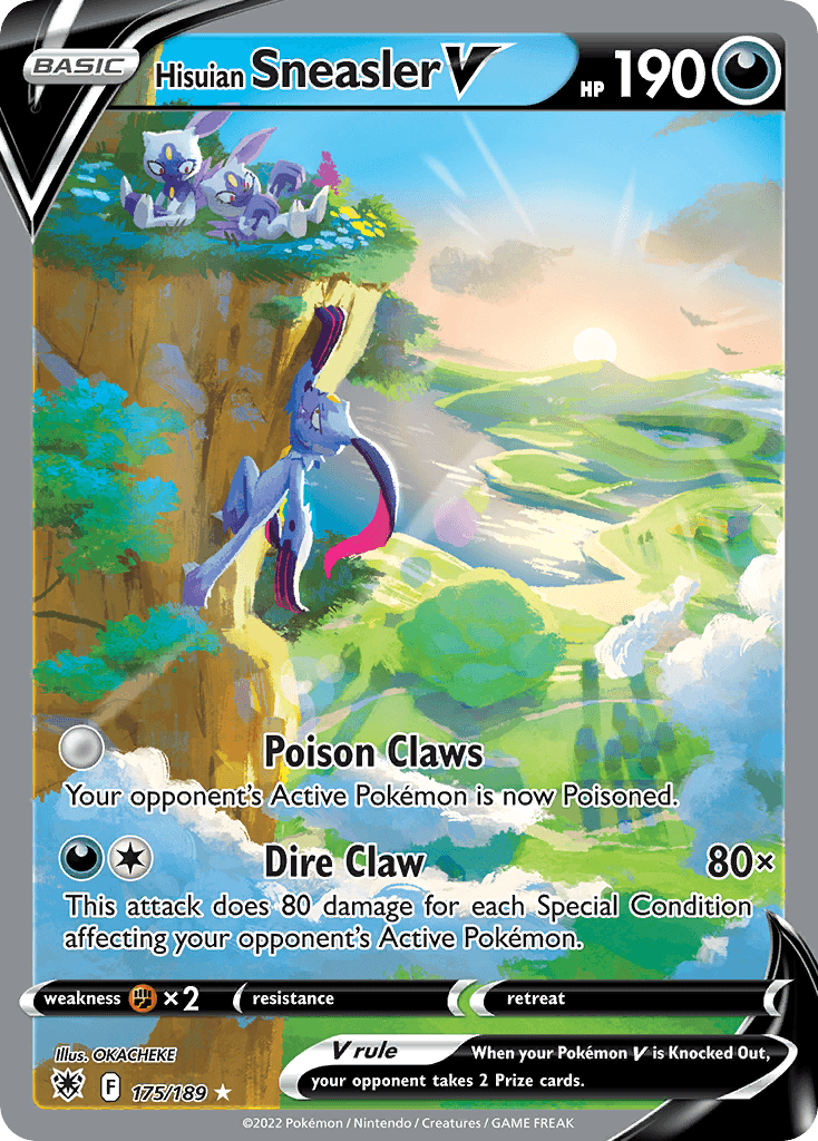 Hisuian Sneasler V Astral Radiance card