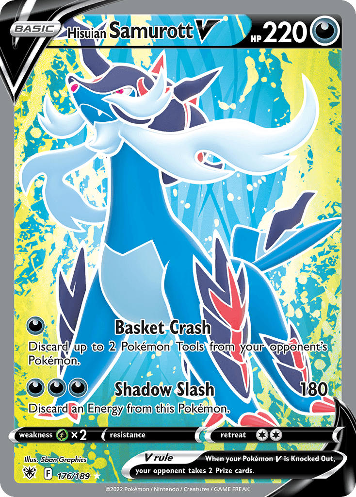 Hisuian Samurott V Astral Radiance card