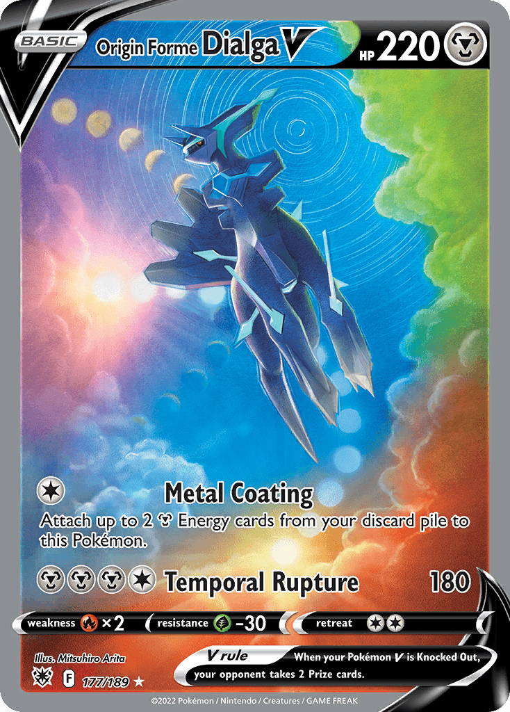Origin Forme Dialga V Astral Radiance card