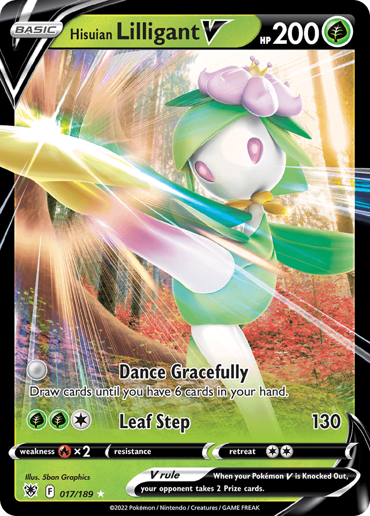 Hisuian Lilligant V Astral Radiance card