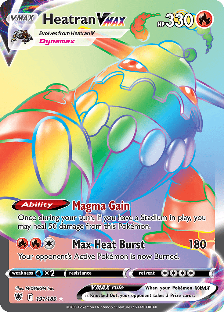 Heatran VMAX Astral Radiance card