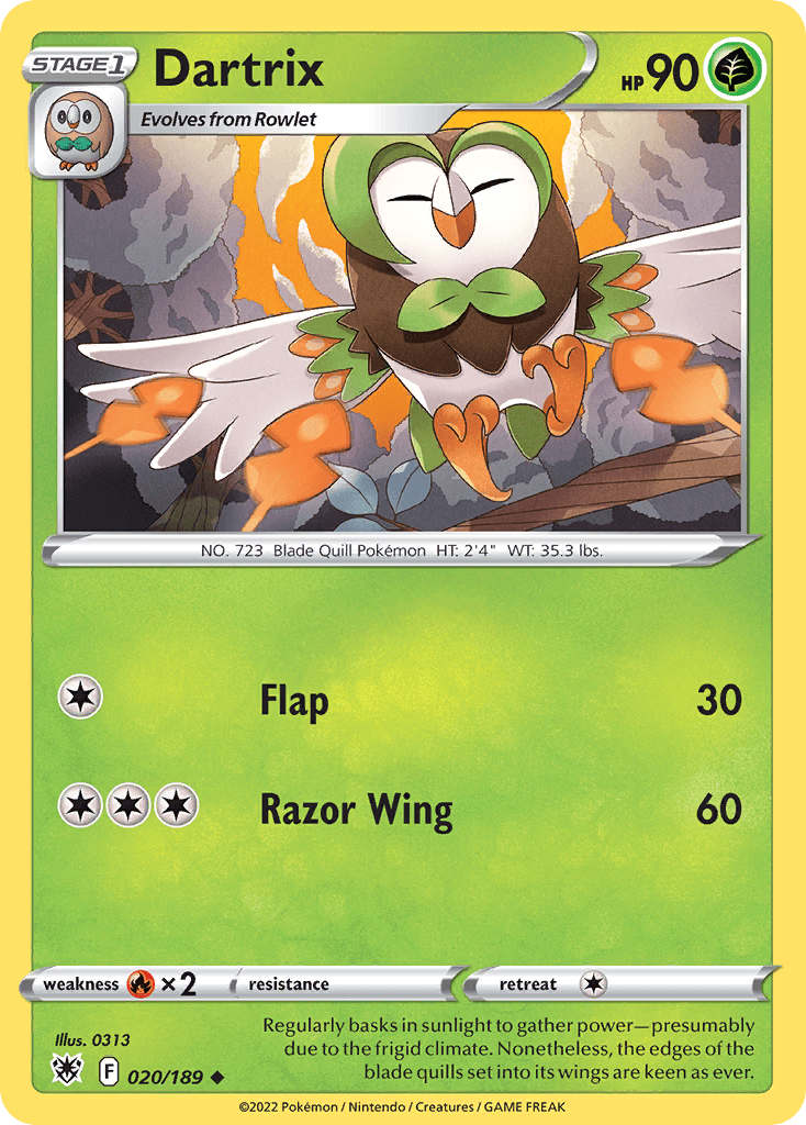 Dartrix Astral Radiance card