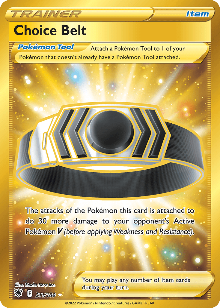 Choice Belt Astral Radiance card