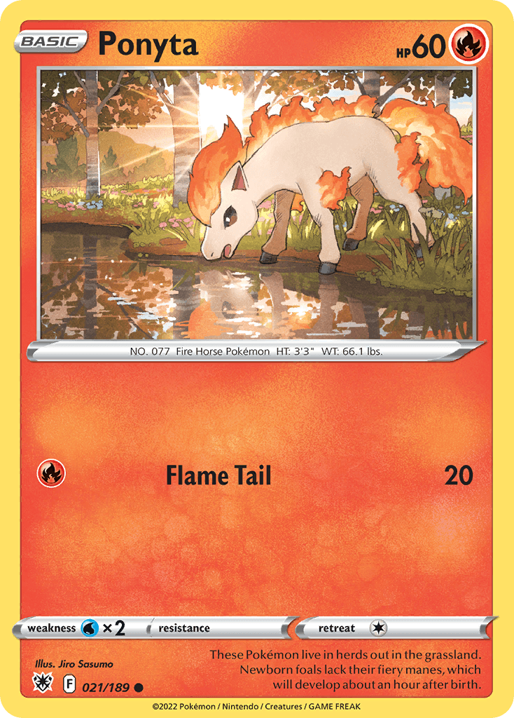 Ponyta Astral Radiance card