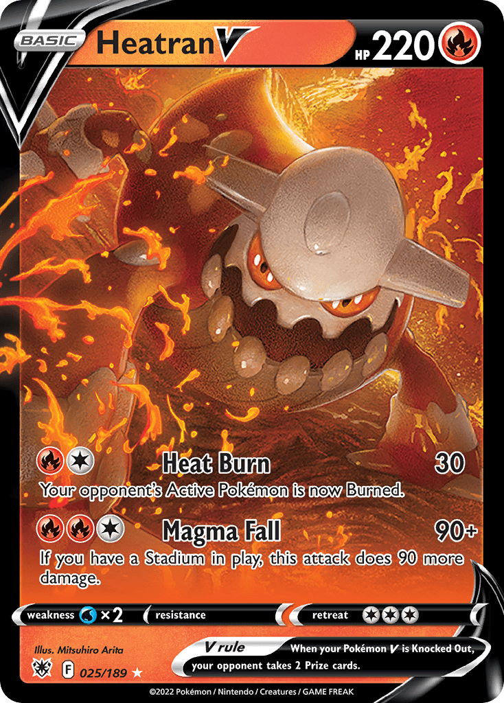 Heatran V Astral Radiance card