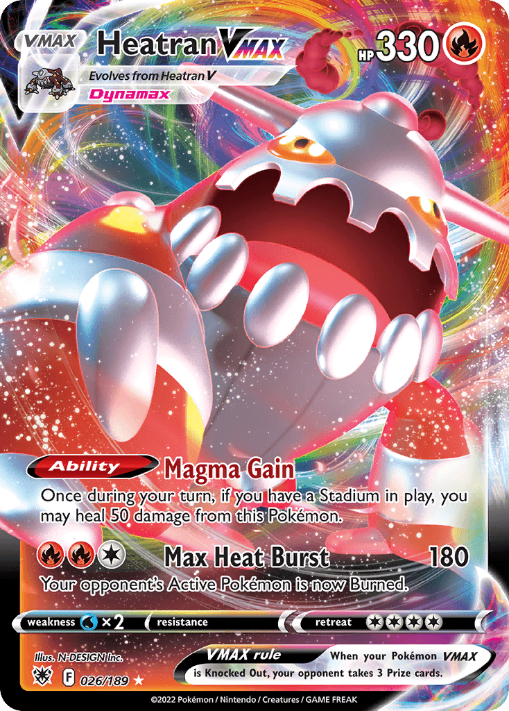 Heatran VMAX Astral Radiance card