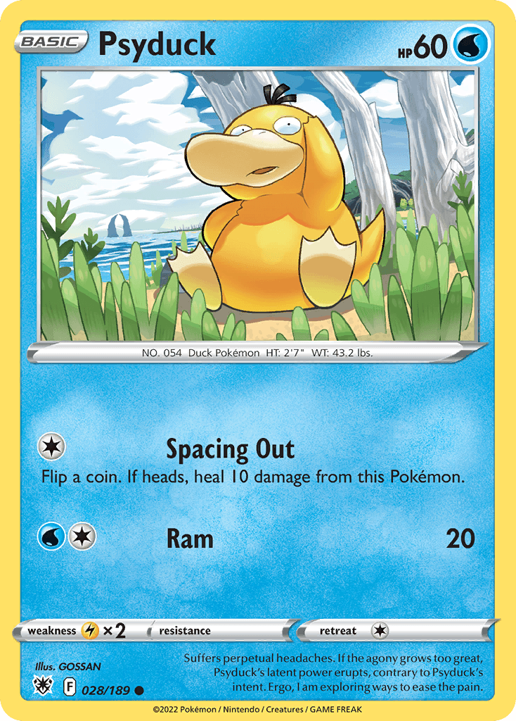 Psyduck Astral Radiance card