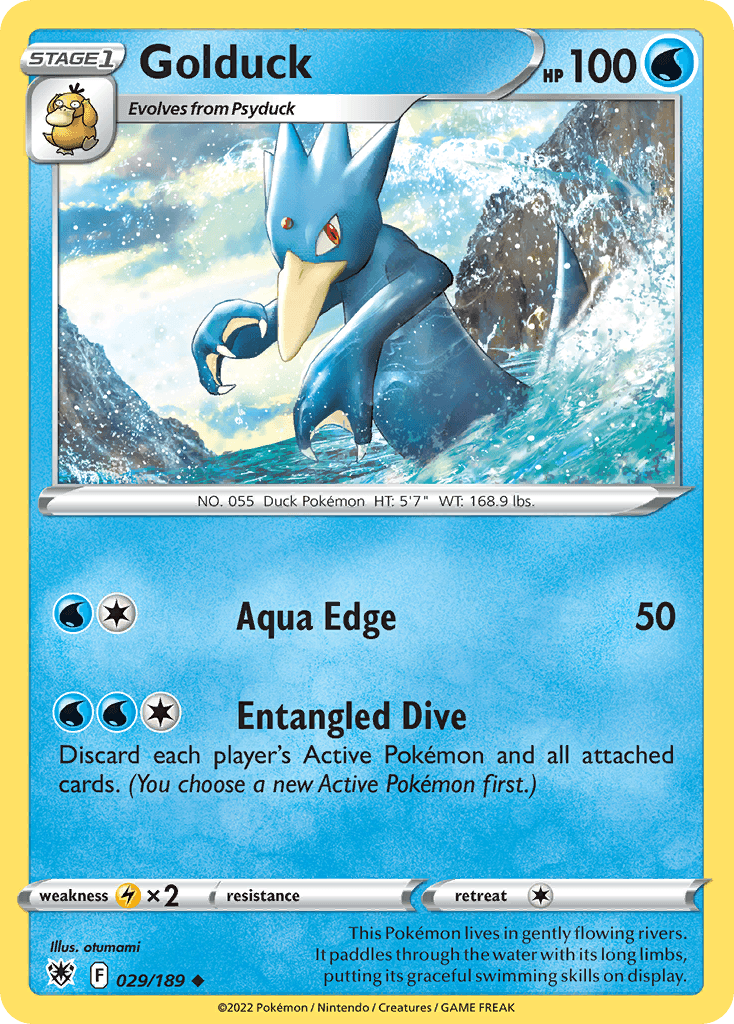 Golduck Astral Radiance card