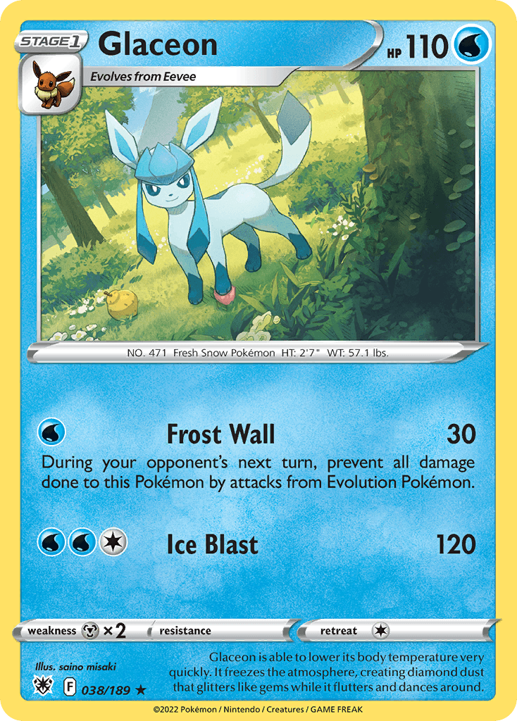 Glaceon Astral Radiance card