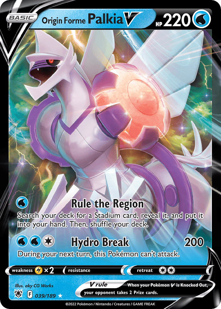 Origin Forme Palkia V 宝可梦 card