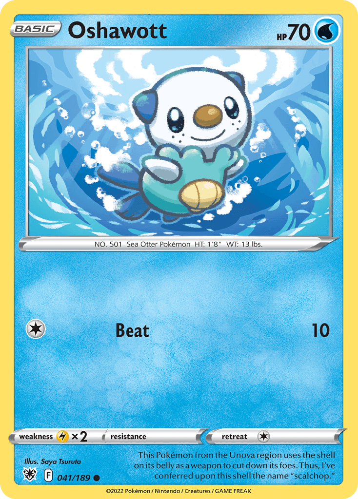 Oshawott Astral Radiance card