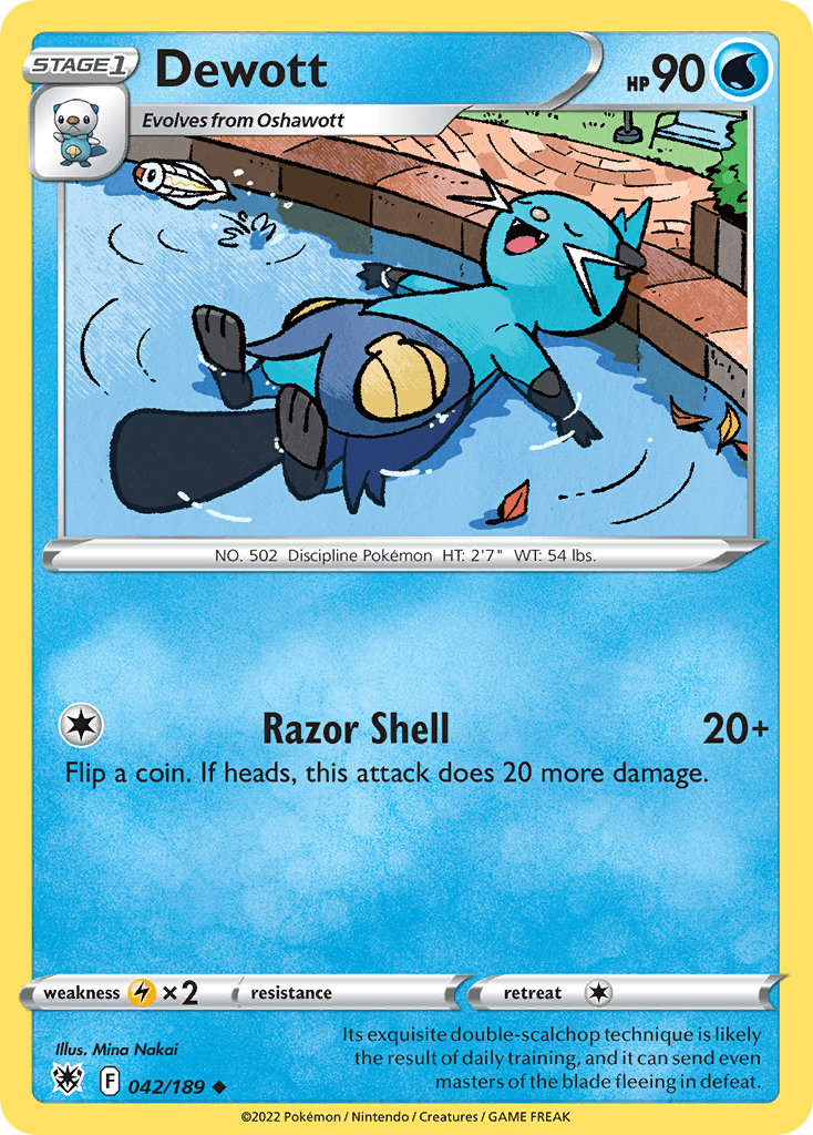 Dewott Astral Radiance card