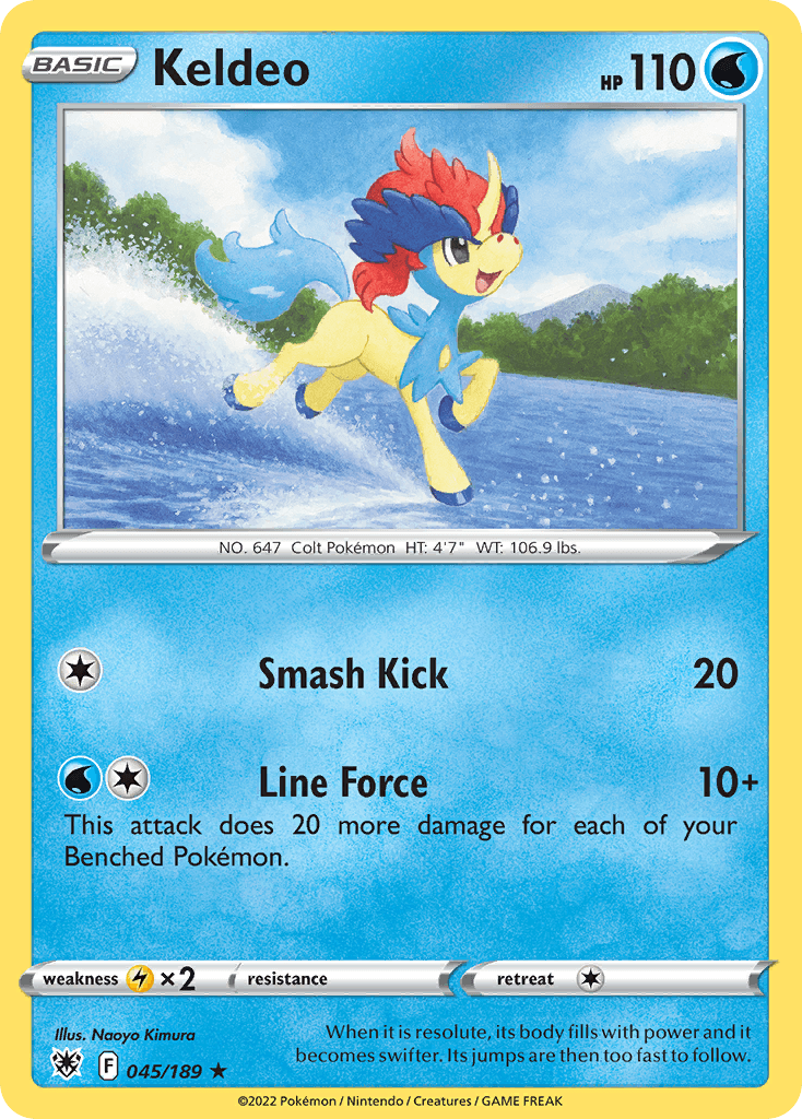 Keldeo Astral Radiance card