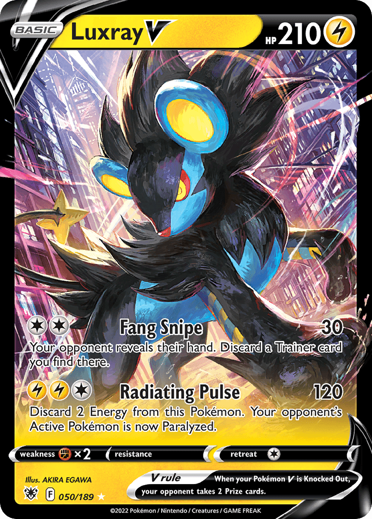 Luxray V Astral Radiance card