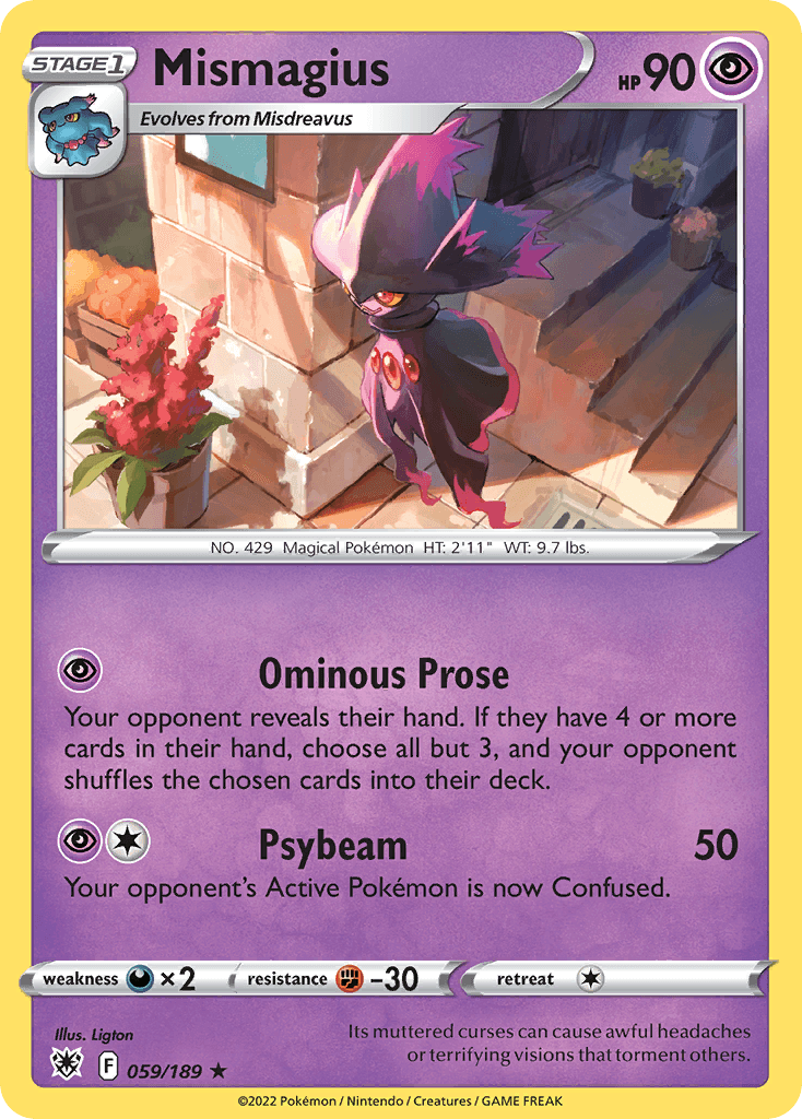 Mismagius Astral Radiance card