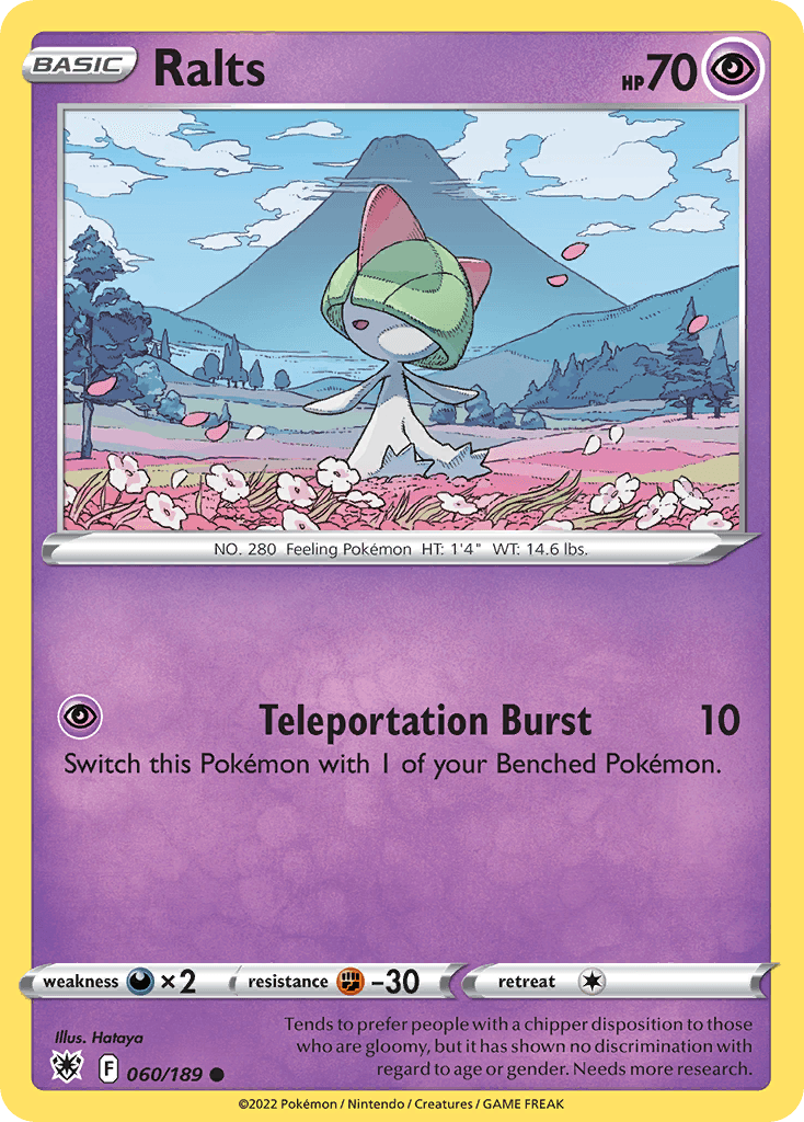 Ralts Astral Radiance card