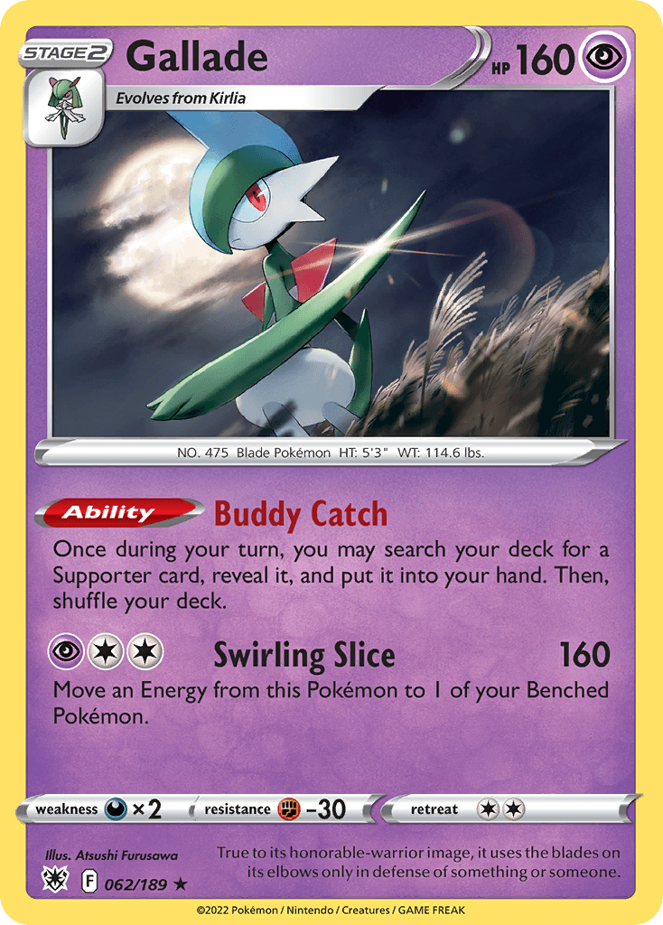 Gallade Astral Radiance card