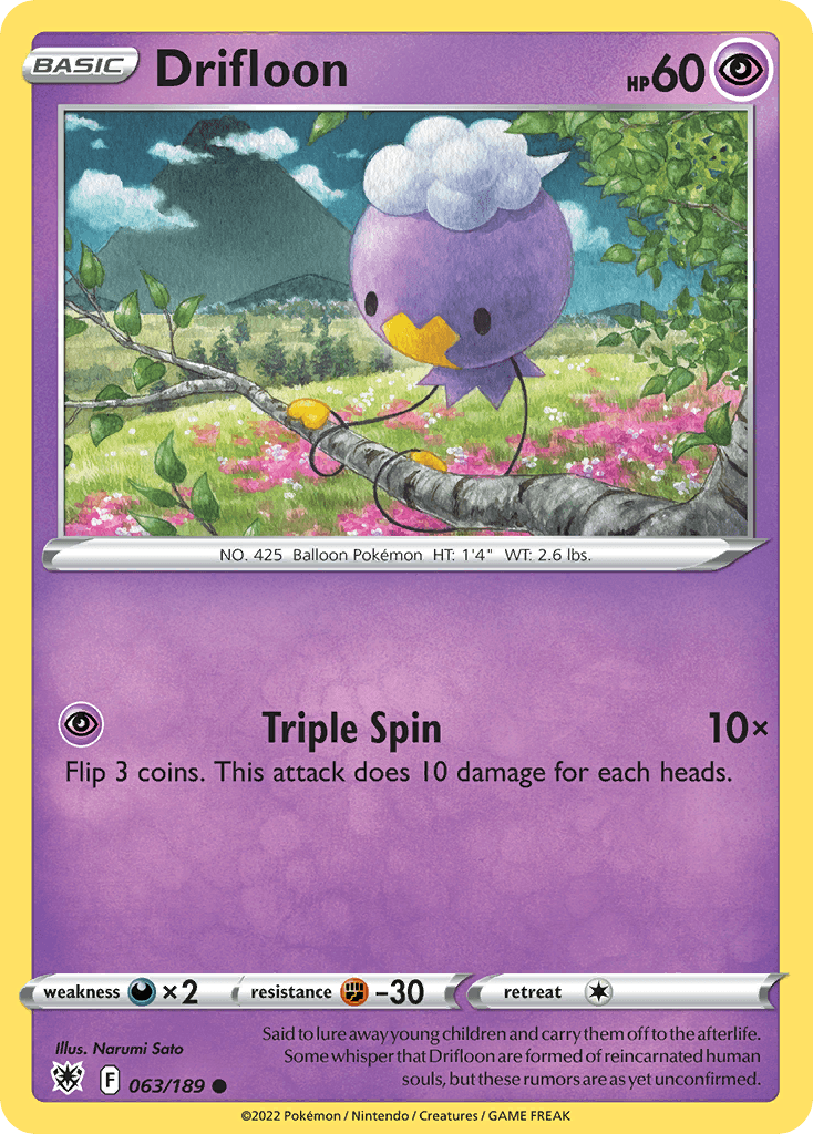 Drifloon Astral Radiance card