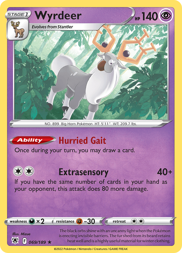 Wyrdeer Astral Radiance card