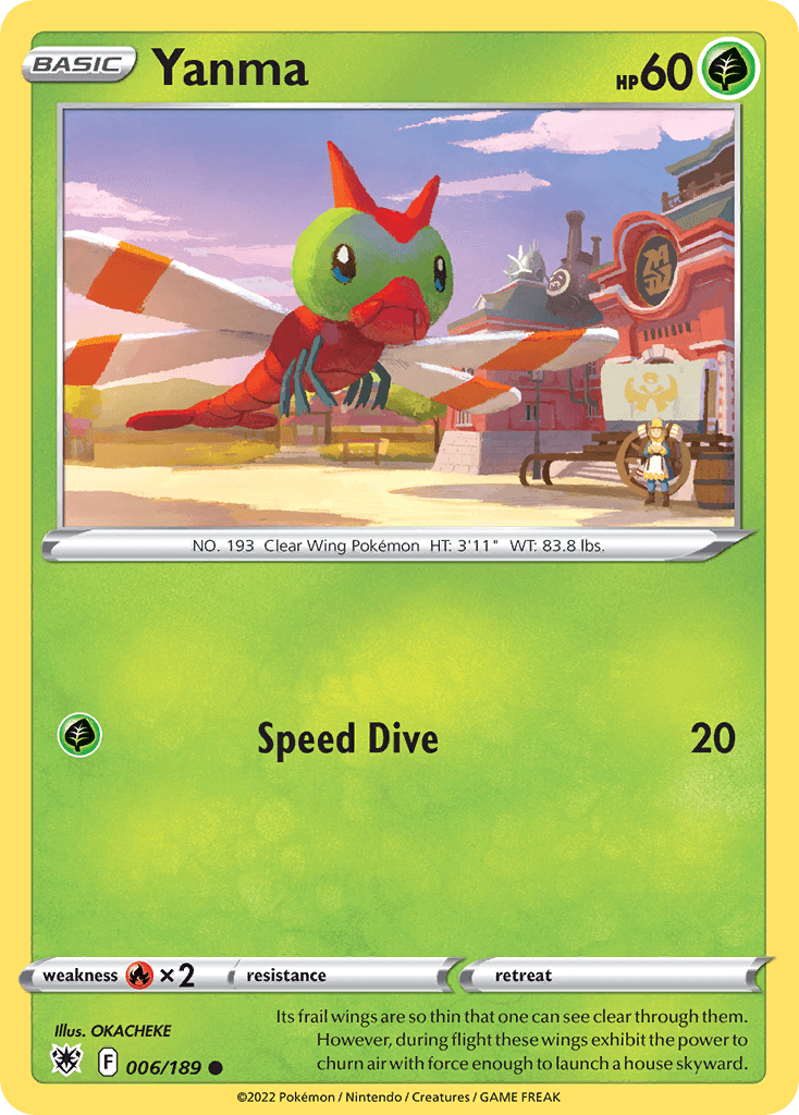 Yanma Astral Radiance card