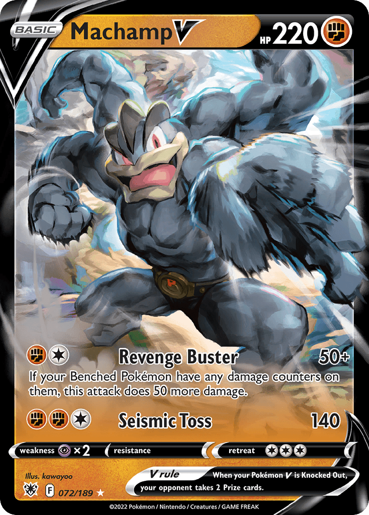 Machamp V Astral Radiance card