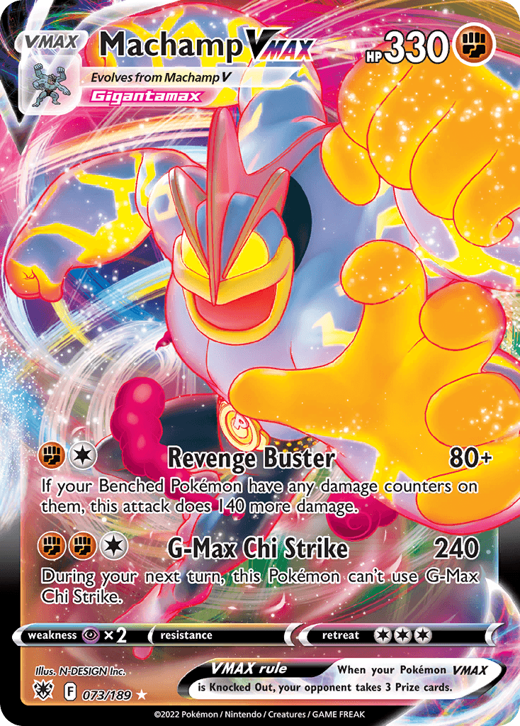 Machamp VMAX Astral Radiance card