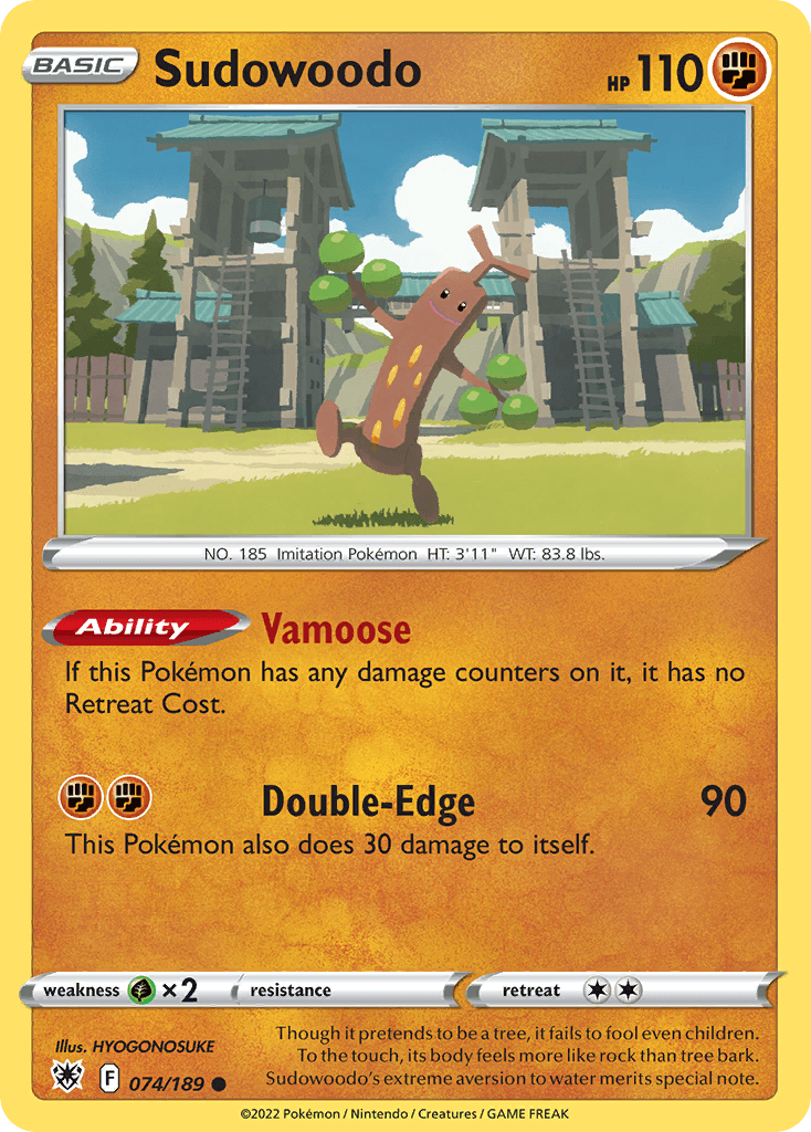Sudowoodo Astral Radiance card