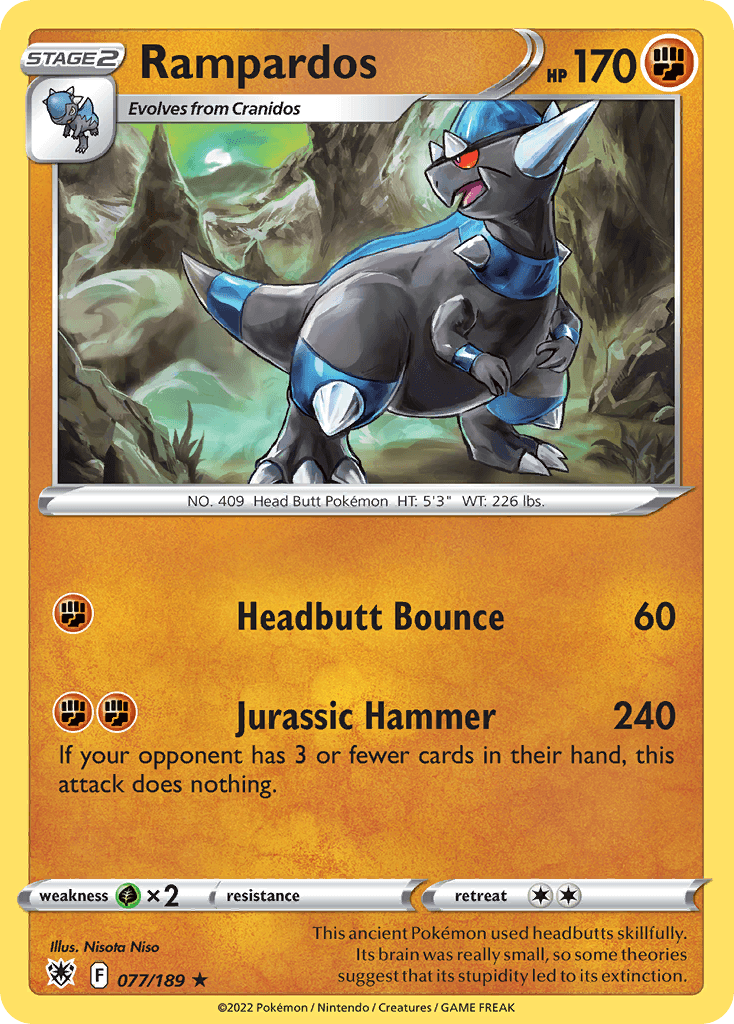 Rampardos Astral Radiance card